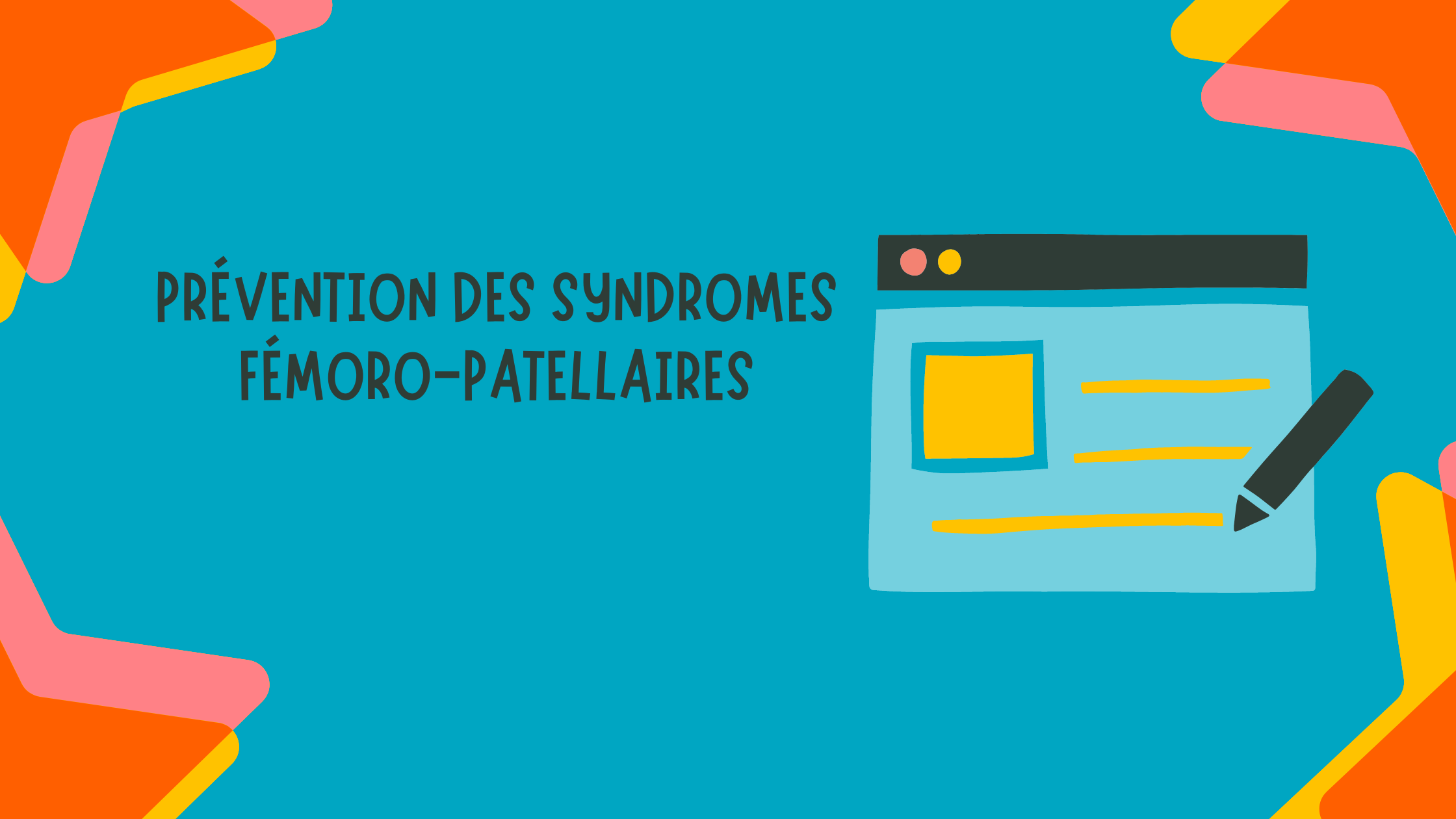 syndromes fémoro-patellaires | 4 Points Important