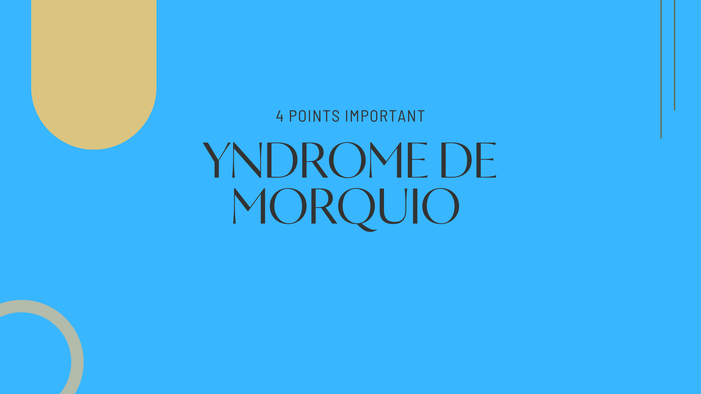 yndrome de Morquio | 4 Points Important