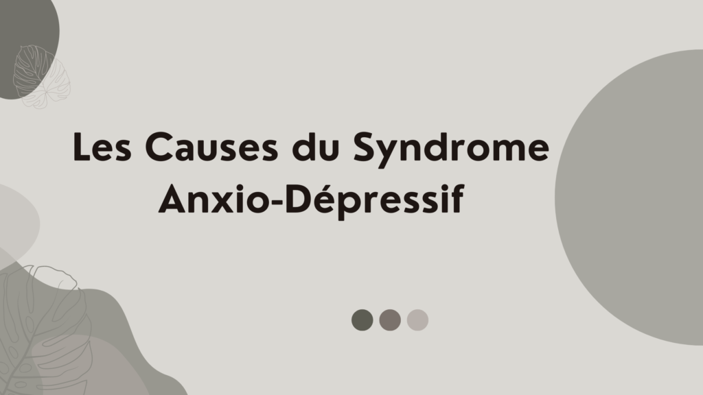 syndrome anxio-dépressif | 6 Points Important