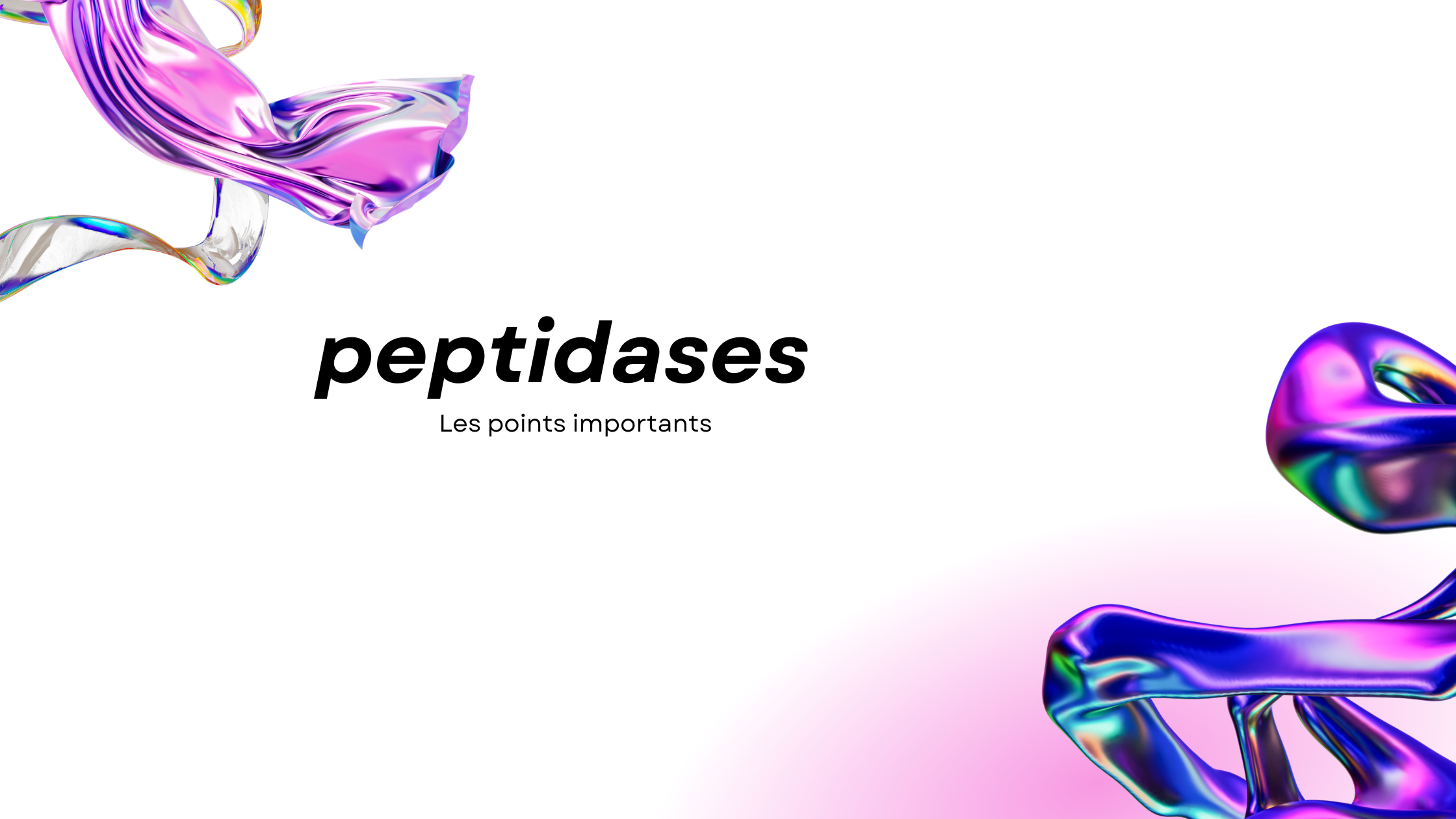 peptidases | Les points importants