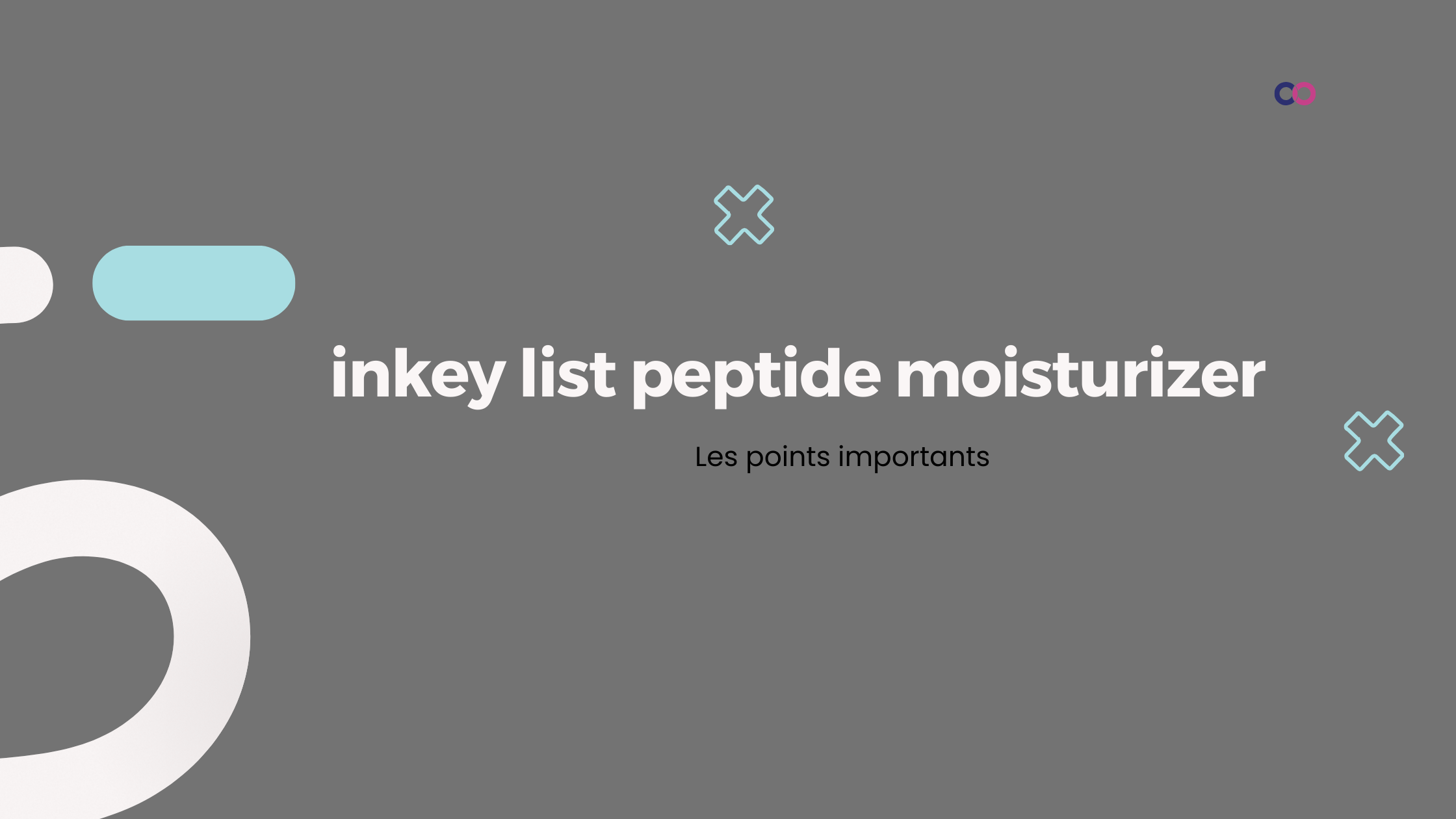inkey list peptide moisturizer | Les points importants