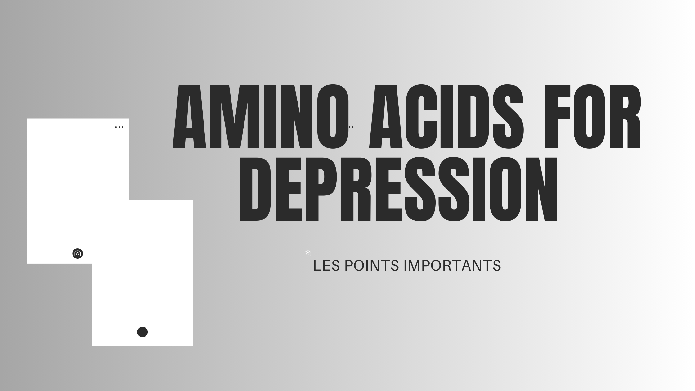 amino acids for depression | Les points importants