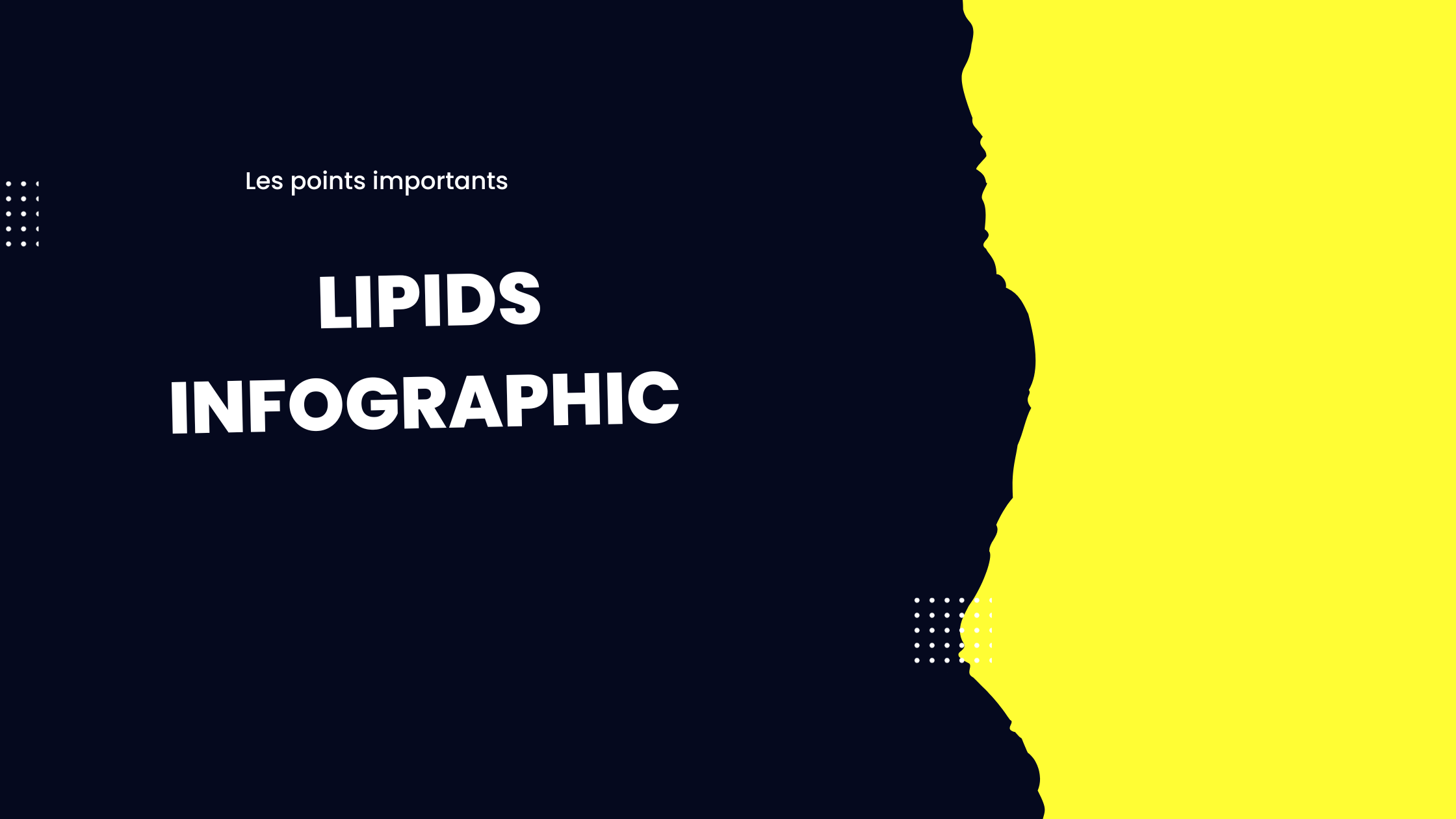 lipids infographic | Les points importants